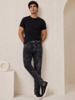 Trendy Dark Grey Baggy Jeans for Men & Premium