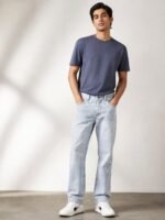 Best Lite Grey Denim Baggy Jeans for Men
