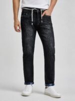 Stylish Dark Grey Basic Denim Jeans for Men & Premium