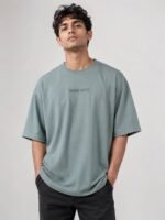 Stylish Lite Green Oversize T-Shirt for Men & Mint Pastel