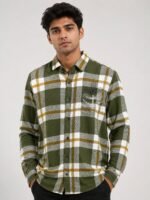Stylish Green Checks Full Shirt Trendy Pattern
