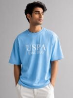Sky Blue Oversize T-Shirt For Men Comfort & Street