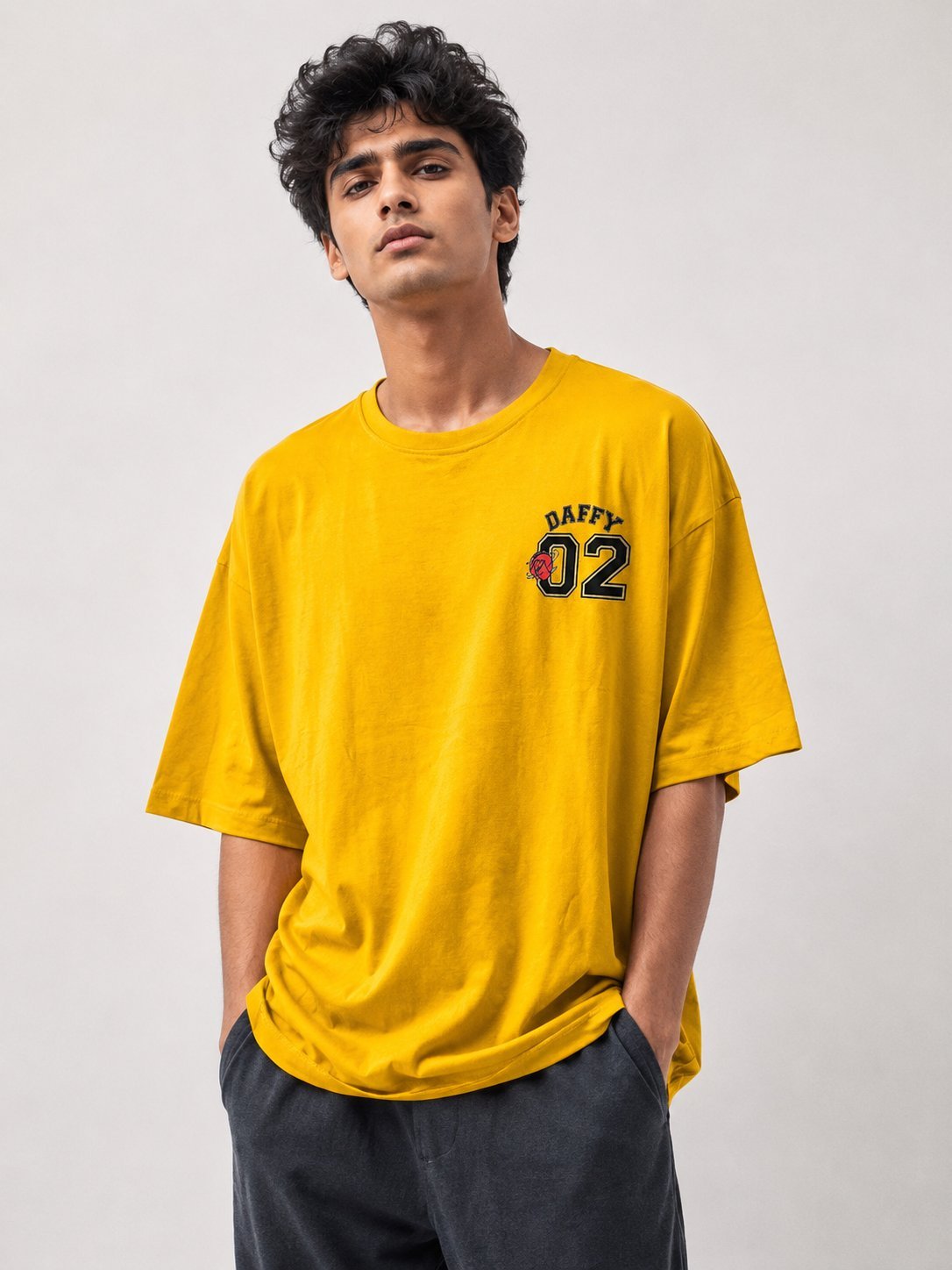 Stylish Yellow Oversize Printed T-Shirt Premium Streetwear Stylish Yellow Oversize Printed T-Shirt Premium Streetwear