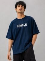 Best Premium trendy Navy Blue Oversized T-Shirt Premium