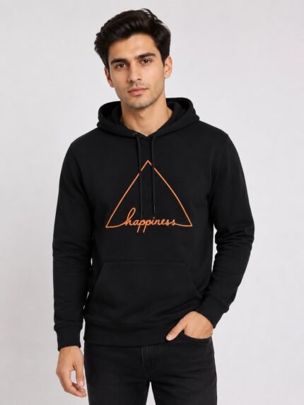 Stylish Black Hoodie for Men | Premium Blend | Winter Essential