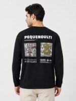 Black Oversized T-Shirt for Men | 240 GSM Heavy Cotton