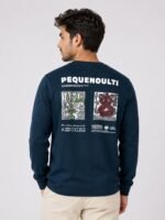 Dark Blue Oversized T-Shirt for Men