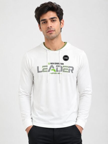 White Printed T-Shirts for Men | Trendy Designs