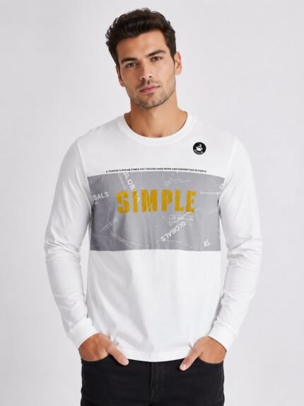 White Printed T-Shirt Trendy Designs | Premium Quality