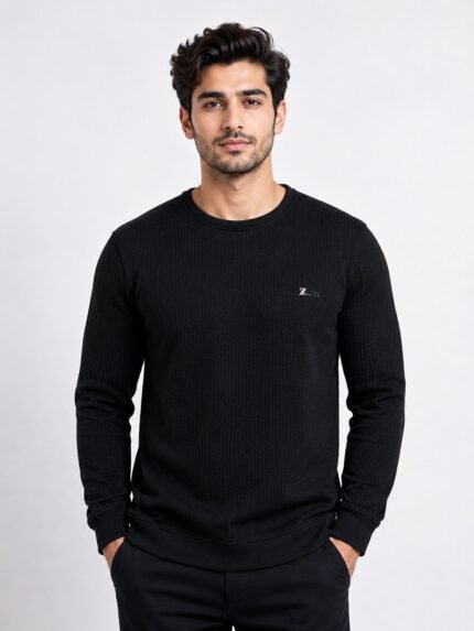 Basic Black Plain T-Shirt Wardrobe Essential