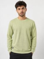 Men's Green Full Sleeve T-Shirt | Premium Cotton