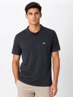 Stylish Dark Grey Polo T-Shirt for Men Slim Fit