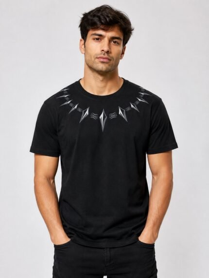 Black Oversize Tshirt for Men Streetwear Essential