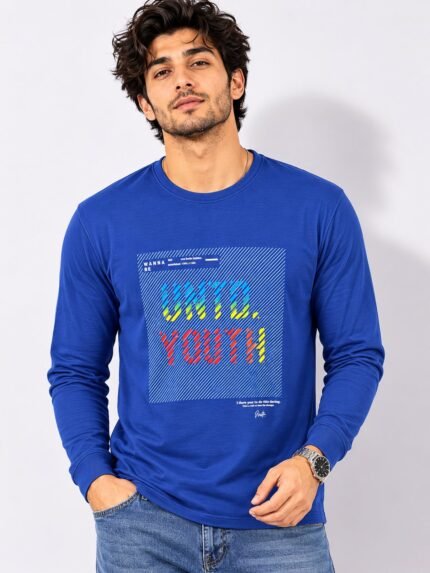 Royal Blue T-Shirt for Men | Ultra-Soft & Stylish