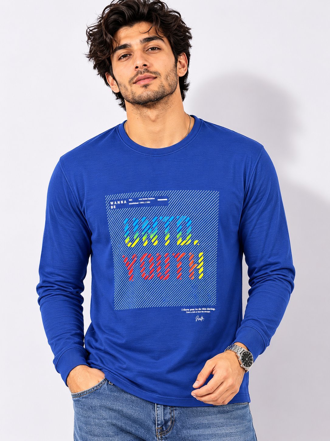 Royal Blue T-Shirt for Men | Ultra-Soft & Stylish Royal Blue T-Shirt for Men | Ultra-Soft & Stylish