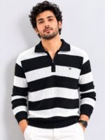Stylish Black Stripe Full T-Shirt for Men Timeless