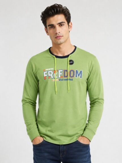 Light Green Stylish T-Shirts for Men | Trendy & Fresh