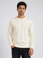Classic Cream Plain T-Shirt for Men | Premium Cotton