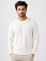 White Full Plain T-Shirt Wardrobe Essential