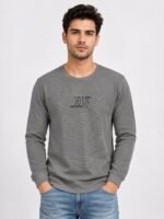 Classic Dark Grey Plain T-Shirt Versatile Essential