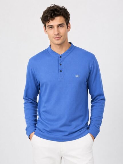 Royal Blue Plain T-Shirt for Men