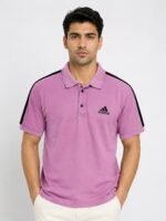 Pink Half Plain Polo T-Shirt for Men | Stylish & Comfortable