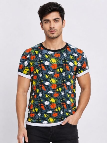 Printed Half T-Shirt for men