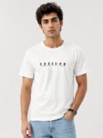 Premium White Plain Half T-Shirt for Men