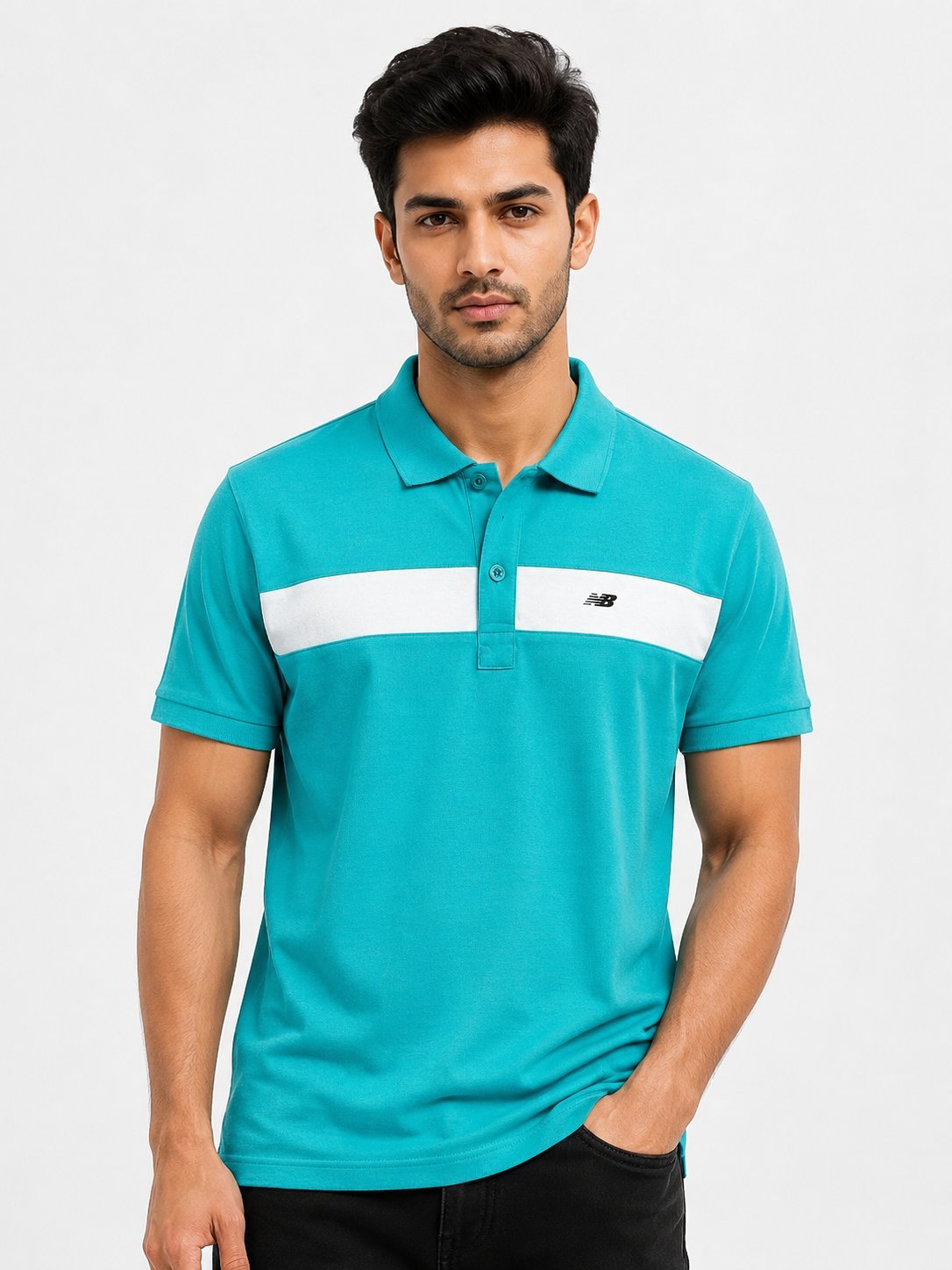 Plain Blue Half Sleeve Polo T-Shirt for Men Plain Blue Half Sleeve Polo T-Shirt for Men