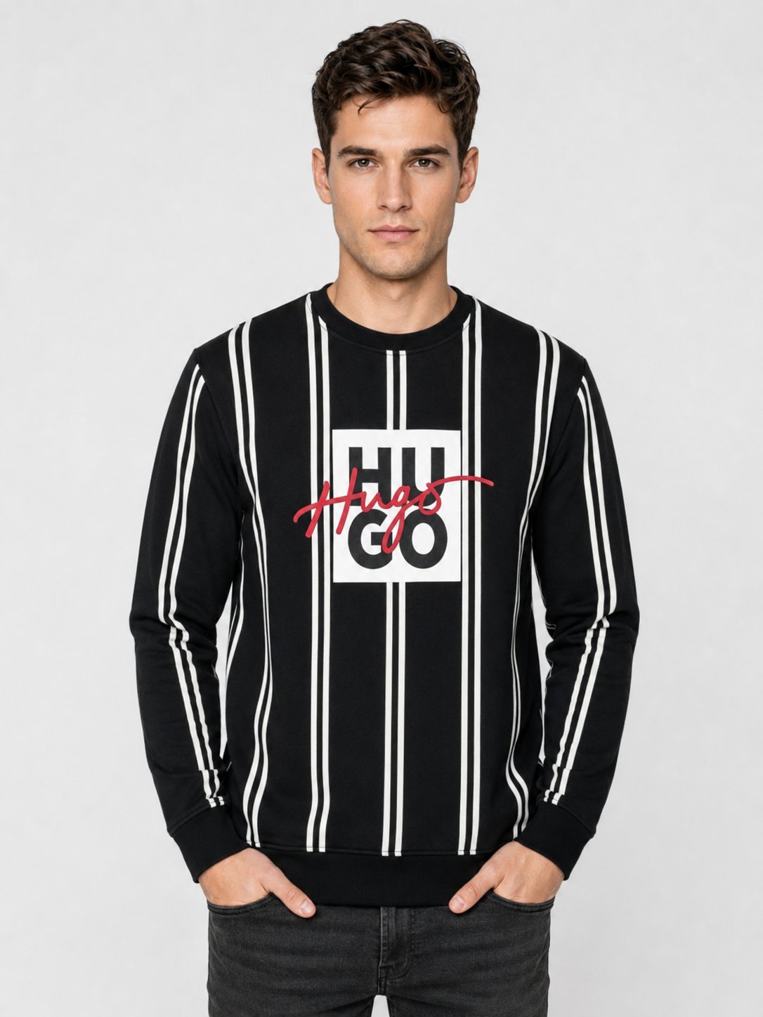 Black Stripe Full Sleeve T-Shirt for Men & Premium Black Stripe Full Sleeve T-Shirt for Men & Premium