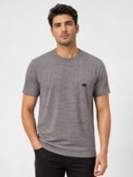 Trendy Dark Cream Half Sleeve T-Shirt For Men Premium