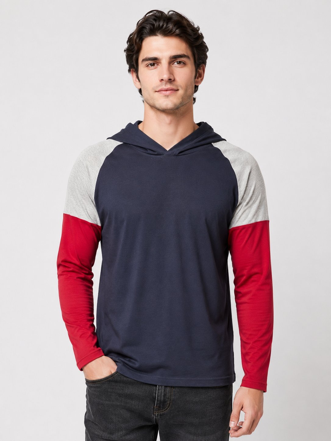 Navy Blue Plain Hoodies for Men | Premium Cotton Navy Blue Plain Hoodies for Men | Premium Cotton