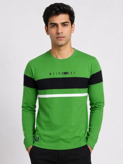 Stylish Lime Green Men's T-Shirt Vibrant & Trendy