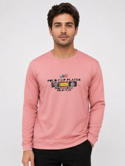 Imported Pink T-Shirt for Men Premium Quality Slim Fit