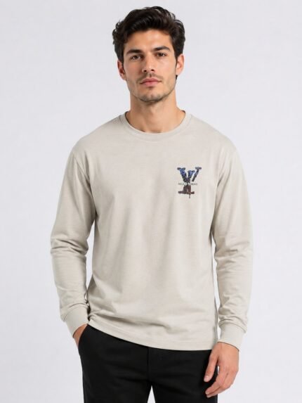 Cream Oversized T-Shirt for Men | 240 GSM Luxury Cotton
