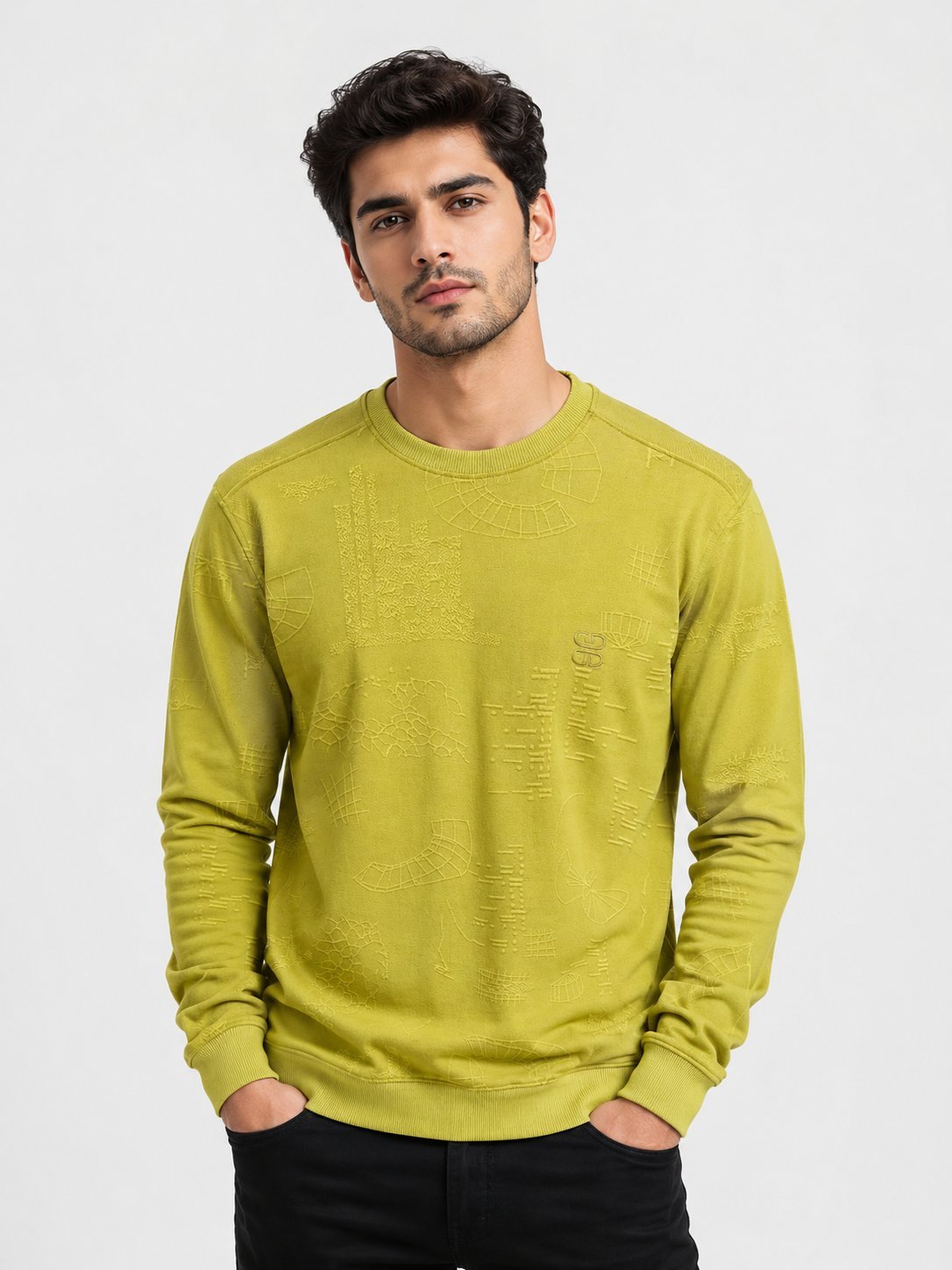 Yellow Plain Full Sleeve T-Shirt Vibrant Casual Wear Yellow Plain Full Sleeve T-Shirt Vibrant Casual Wear