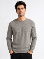Classic Lite Grey Plain T-Shirt Everyday Essential