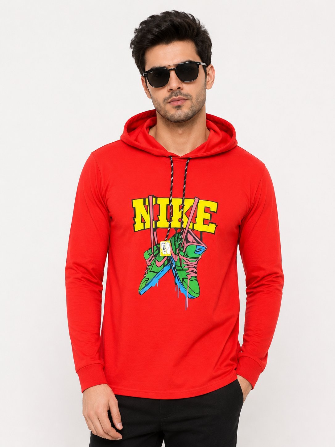 Red Printed Stylish Hoodies for Men | Trendy Designs Red Printed Stylish Hoodies for Men | Trendy Designs