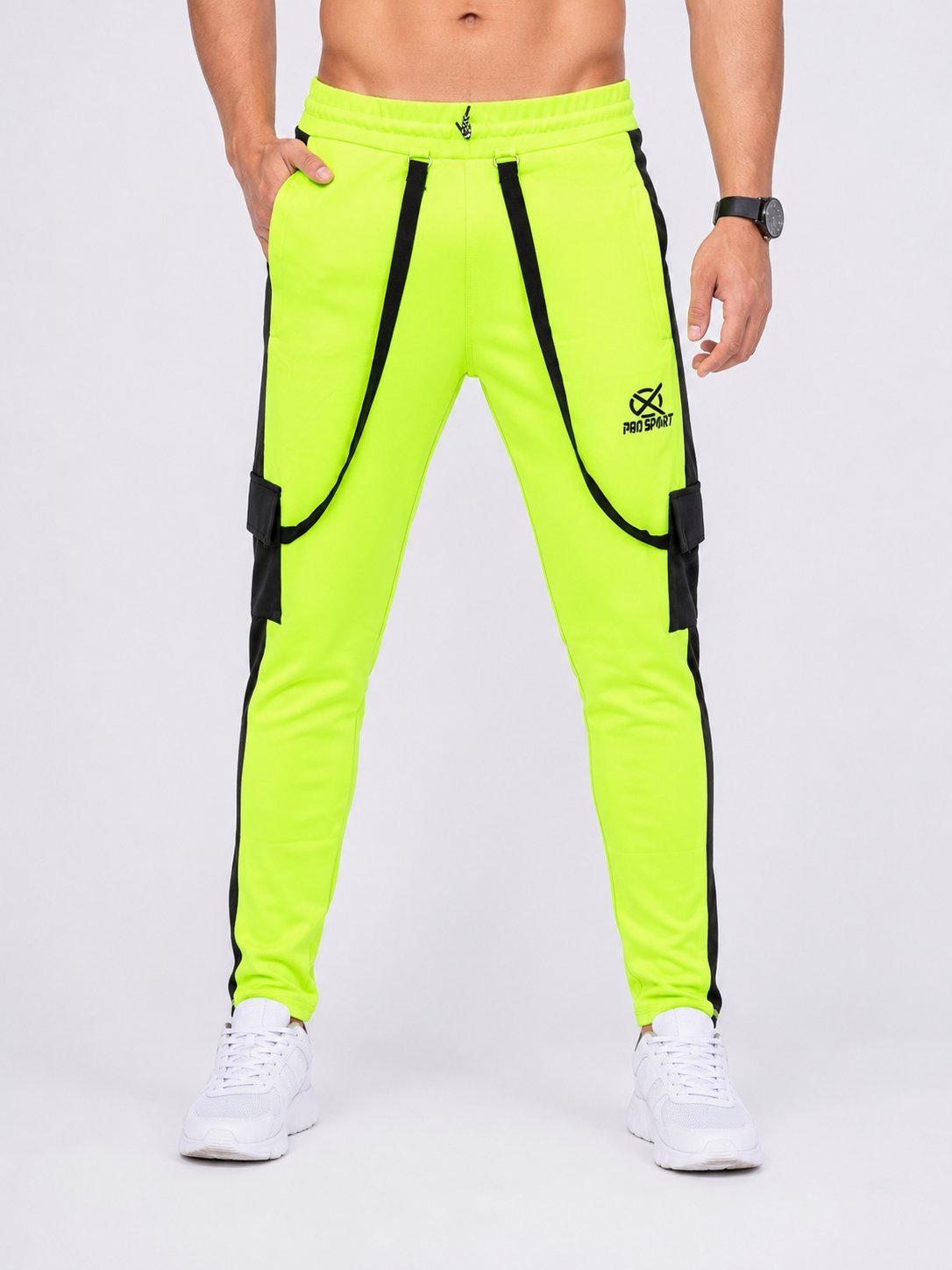 Lime Green Lycra Track Pants for Men – Trendy & Comfortable Lime Green Lycra Track Pants for Men – Trendy & Comfortable