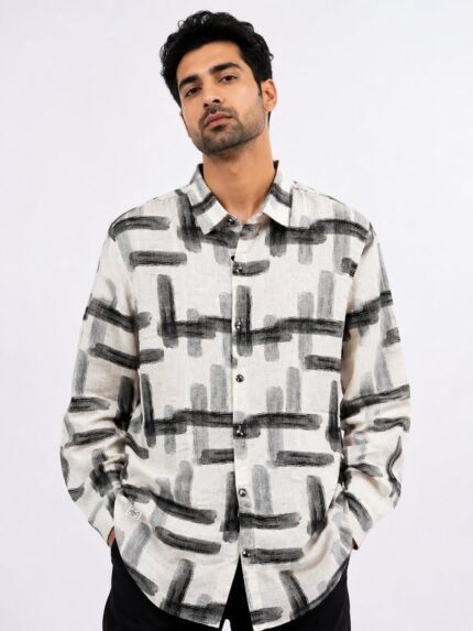 Stylish Printed Full Shirt for Men Formal