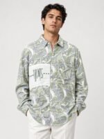 Classic Solid Digital Printed Full Shirt Premium Imported