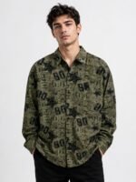 Classic Best Green Full Printed Shirt for Men Timeless Edition