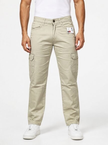 Best Stylish Cream Cotton Cargo for Men Designer