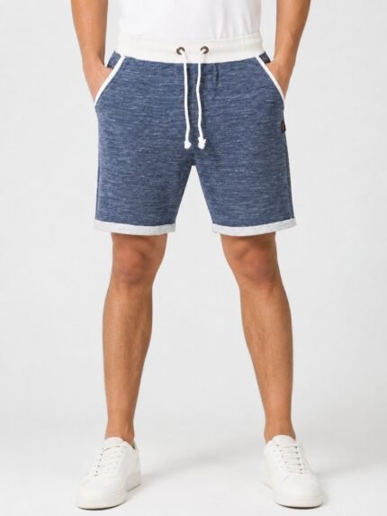 Buy Trendy Lite Grey Plain Cotton Shorts for Men