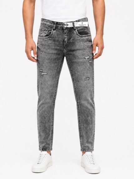 Buy Trendy Dark Grey Funky Denim Jeans for Men