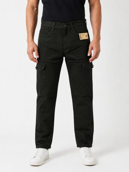 Classic Deep Green Cotton Cargo for Men