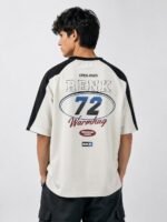 Classic White Oversize Printed T-Shirt for Men | Fresh