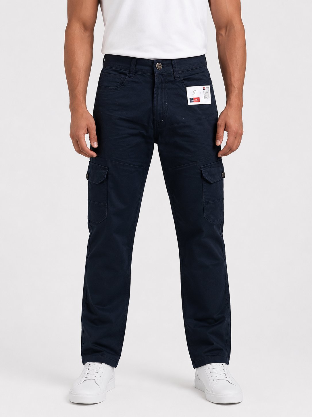 Best Navy Blue Cotton Cargo for Men Designer Best Navy Blue Cotton Cargo for Men Designer