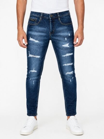 Buy Dark Blue Denim Funky Jeans for Men Midnight